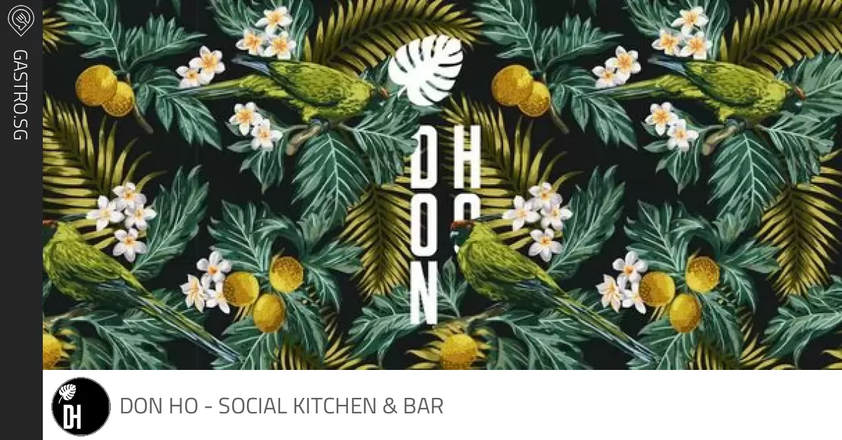 don ho social kitchen and bar menu
