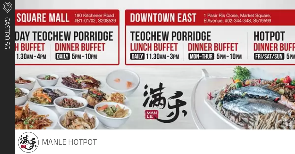 Man le hot sale teochew porridge